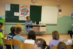 Obisk Špele Frlic in Maše Ogrizek na šoli